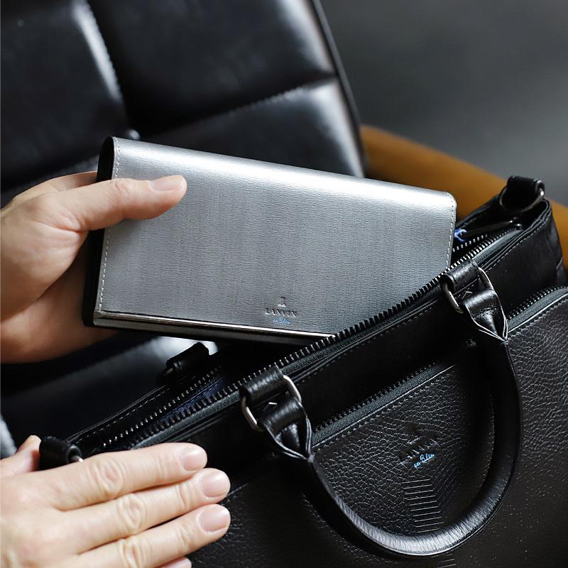 LANVIN en Bleu ランバンオンブルー 長財布 レノア小物 小銭入れあり