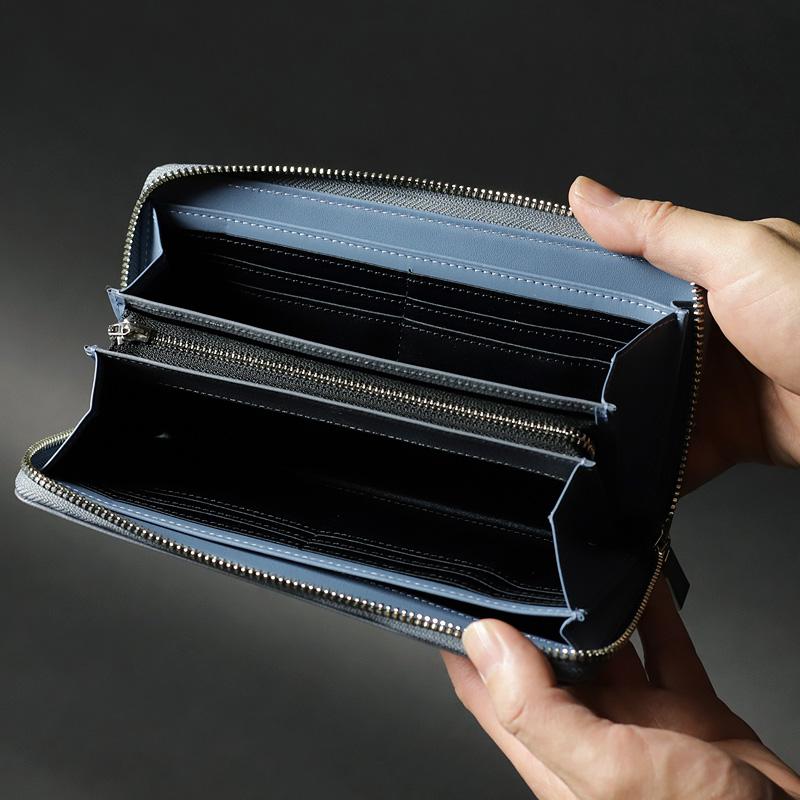 LANVIN en Bleu ランバンオンブルー ラウンドファスナー長財布