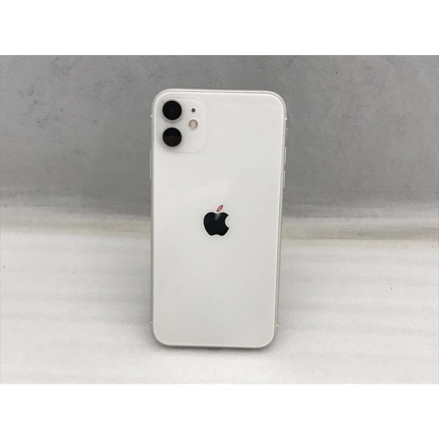 アップル Apple iPhone11 128GB auシムロックあり ホワイト MWM22J／A