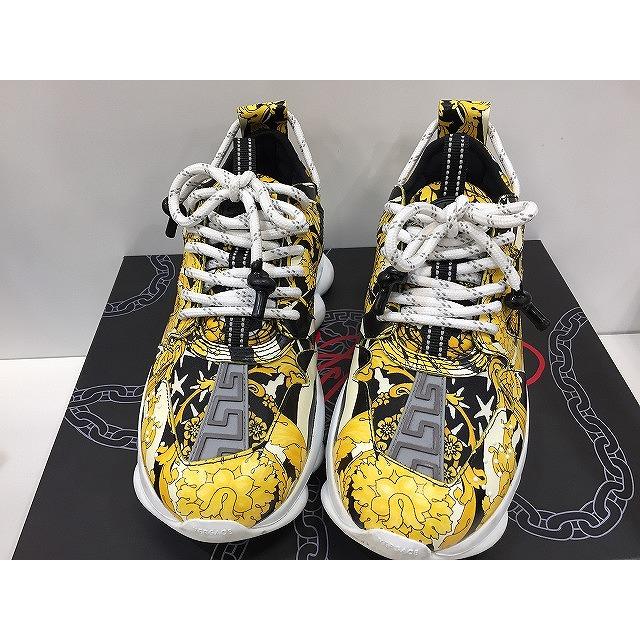 ヴェルサーチ VERSACE チェーン リアクション スニーカー ゴールド