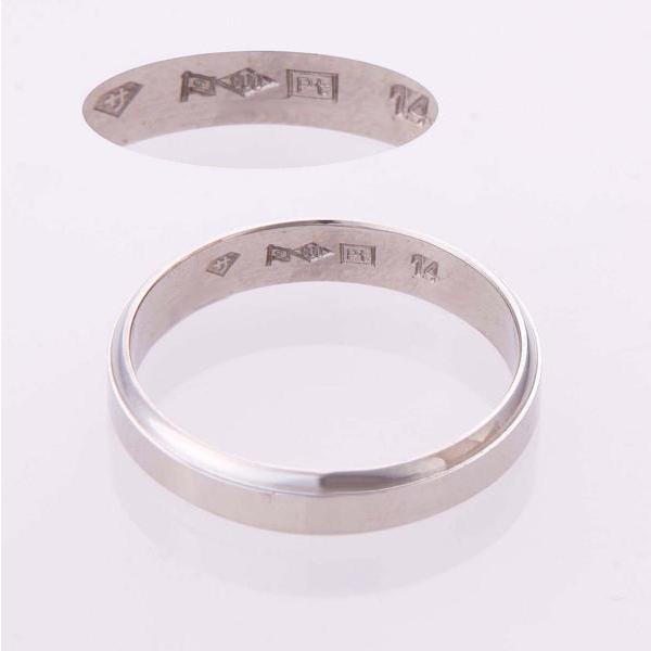 見て！造幣局刻印Pt900プラチナリング指輪14号！MJ-1097 : wadaya44