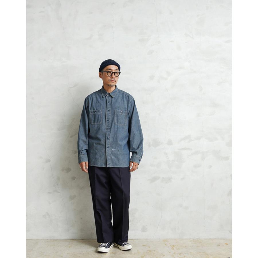 FIDELITY（フェデリティー） フィデリティ C-24775001 CHAMBRAY SHIRT
