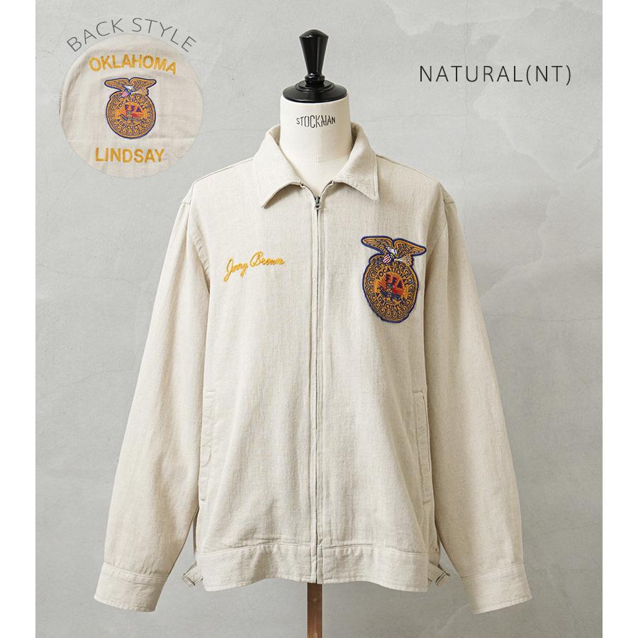 HOUSTON（ヒューストン） 51478 コットン リネン ジャケット FFA