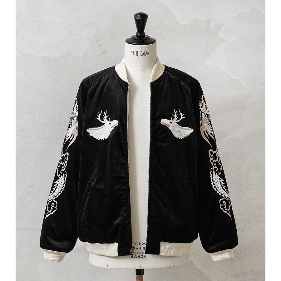 HOUSTON（ヒューストン） 51523 別珍 スーベニアジャケット DEER 鹿