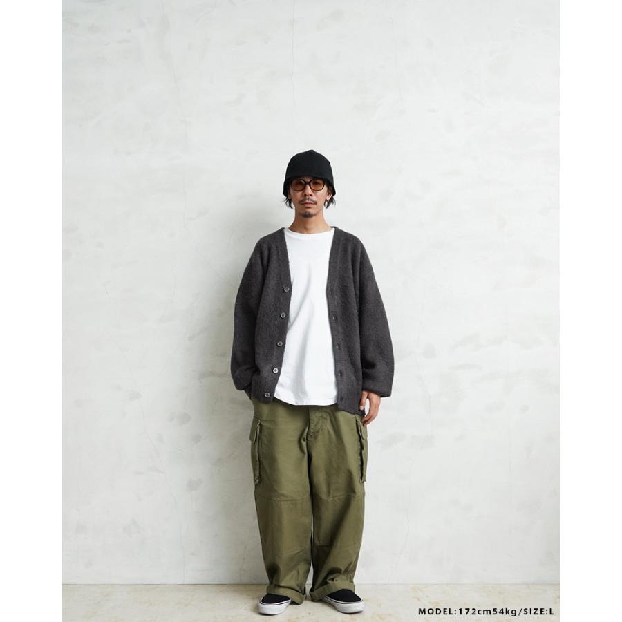 WAIPER.inc ワイパーインク モヘアニット カーディガン SOLID 無地