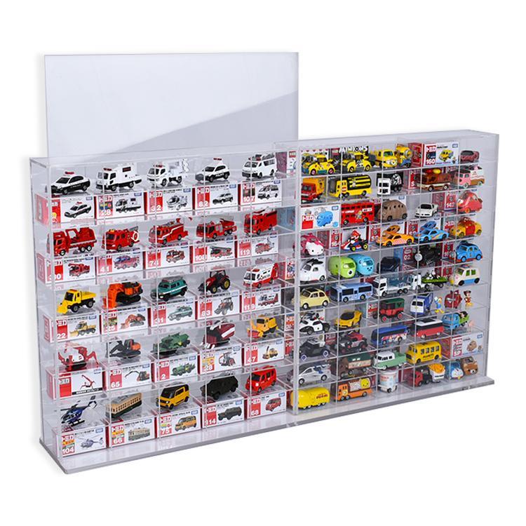 トミカ オールアクリル100W トミカのミニカーを最大200台収納可能
