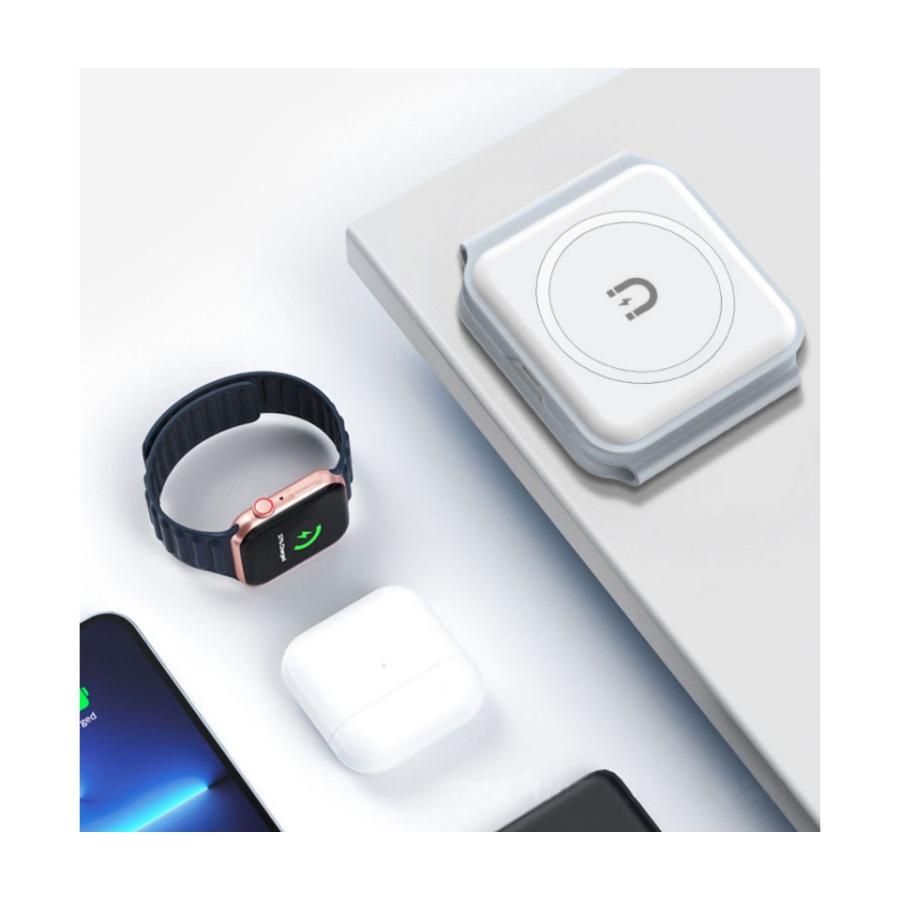 ワイヤレス充電器 3in1 折りたたみ Qi充電器 急速充電 マグネット充電