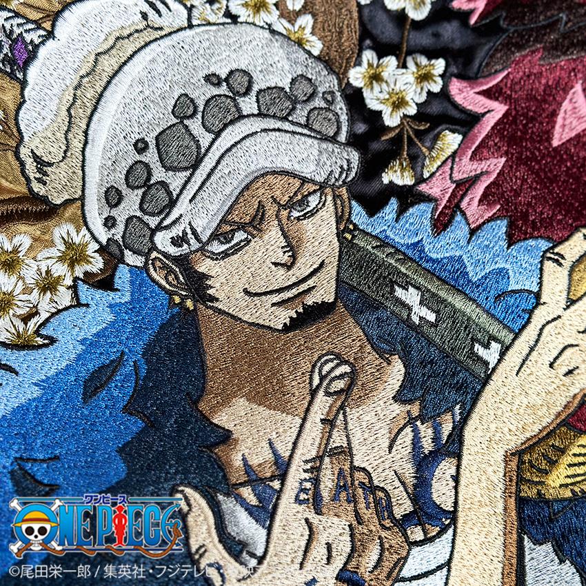 絡繰魂 粋 ワンピース ONEPIECE コラボ スカジャン 最悪の世代 三船長