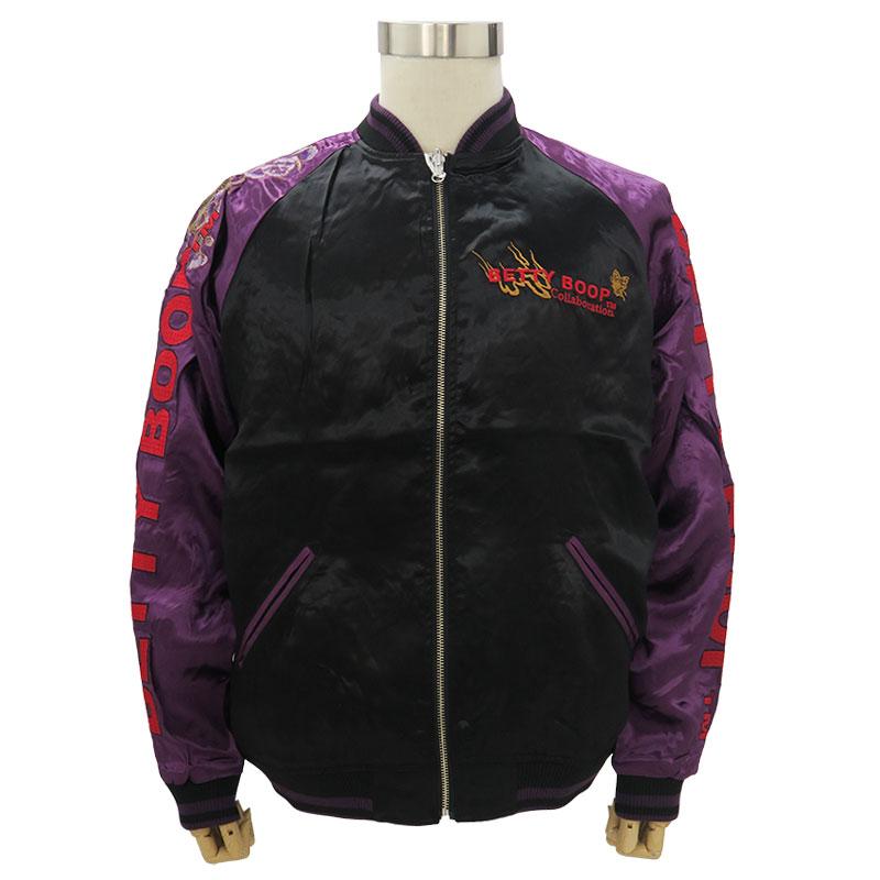 絡繰魂 粋 蝶乱舞 Betty Boop スカジャン ベティ・ブープ 総刺繍