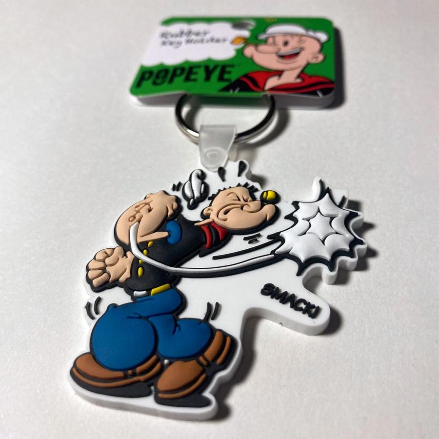 ワッペン アイロン おしゃれ 刺繍 ポパイ キーホルダー キャラクター