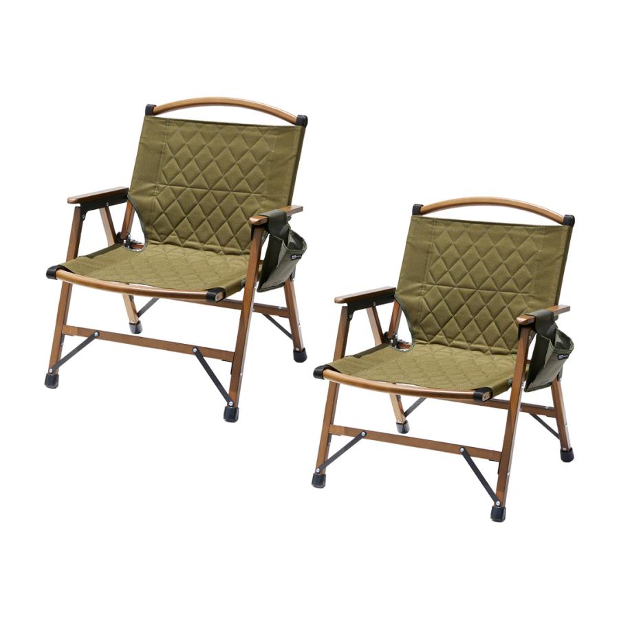 WAQ WAQ Folding Wood Chair【2個セット】 フォールディングウッド