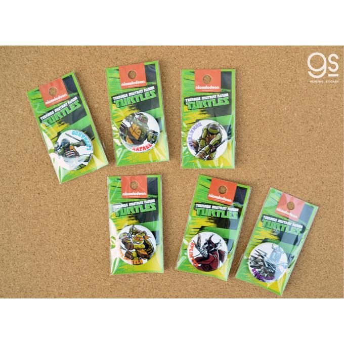 ミュータント・タートルズ 38mm缶バッジ シュレッダー キャラクター缶