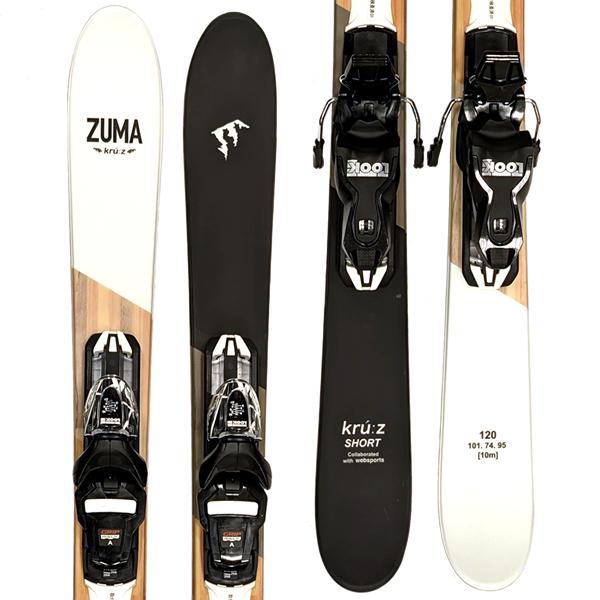 スワロー ショートスキー セット スキーポール＆ケース付 ZUMA KRU:Z