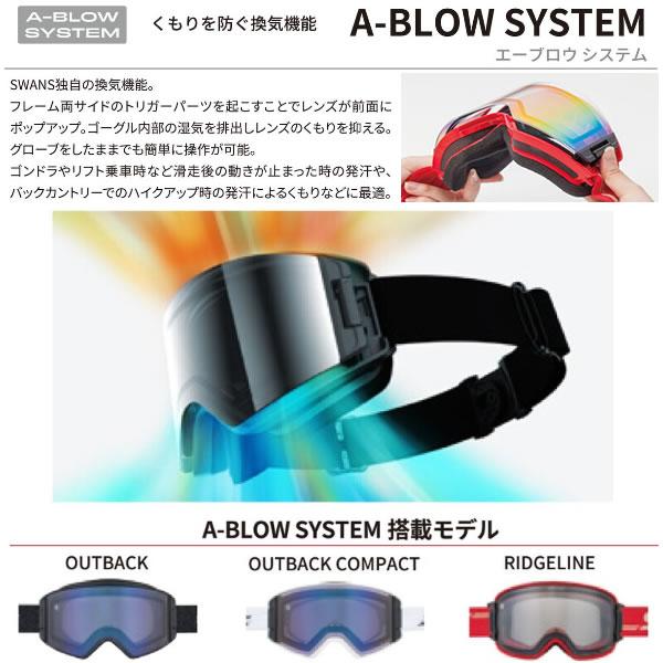 SWANS（スワンズ） スキーゴーグル 調光レンズ OUTBACK OB-MDH-CU-LG