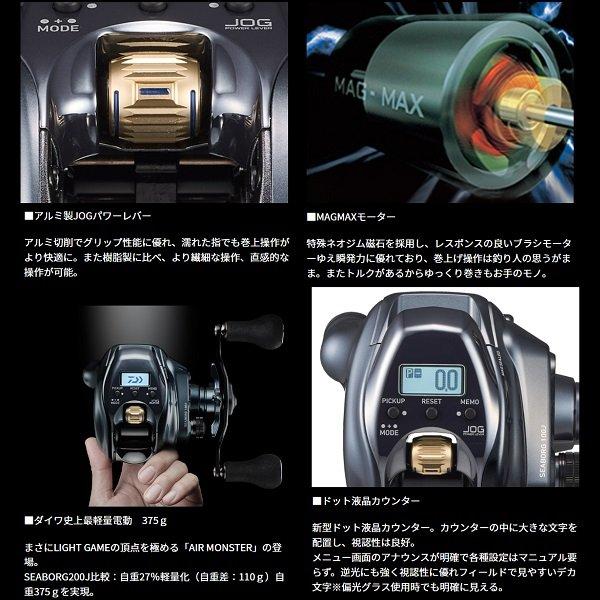 DAIWA（ダイワ） NEW 24シーボーグ 100J-L 電動リール イカメタル 電動