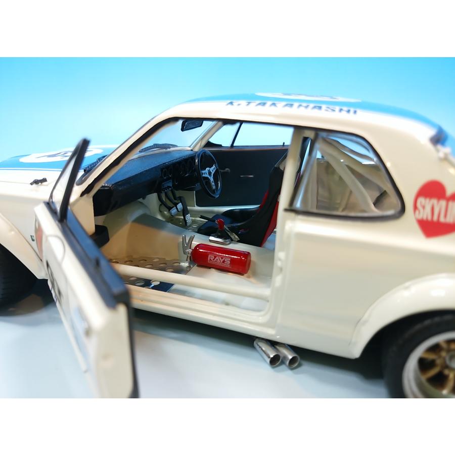 京商 1/18 日産 スカイライン 2000 GT-R ハコスカ レーシング ブルー