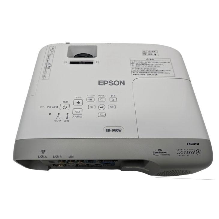 EPSON 液晶プロジェクター EB-960W 使用300時間以下 3800lm UXGA 3LCD