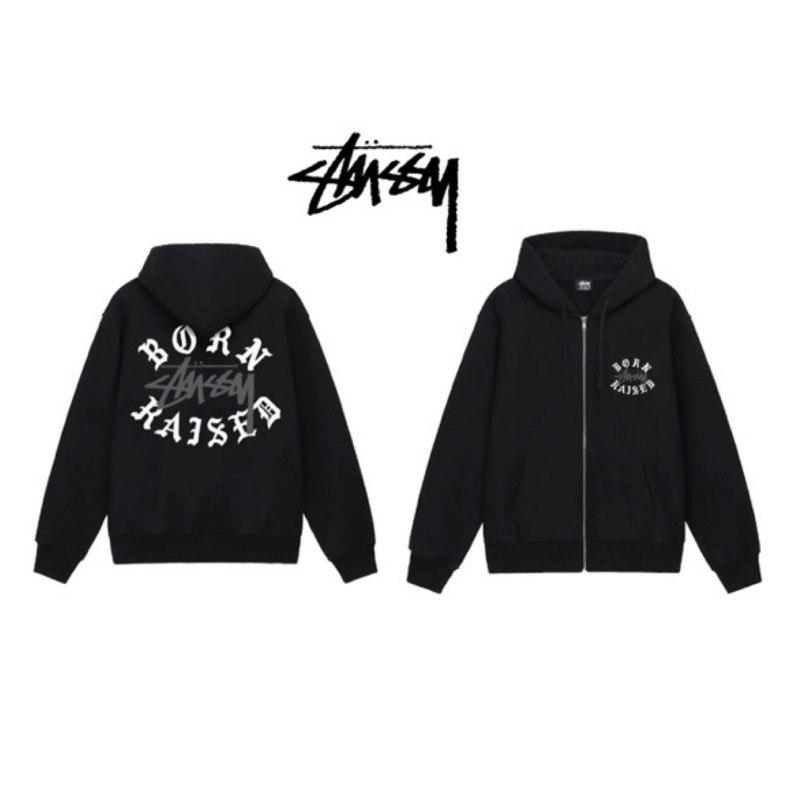 STUSSY（ステューシー） ST〓SSY & BORN X RAISED LOGO ZIP HOODIE