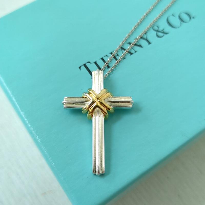 TIFFANY&Co.（ティファニー） Tiffany クロス ネックレス シルバー925