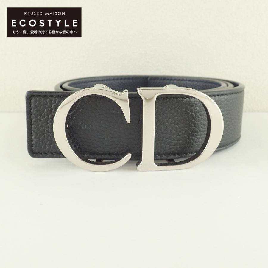 Christian Dior クリスチャンディオール CDバックル グレインカーフ