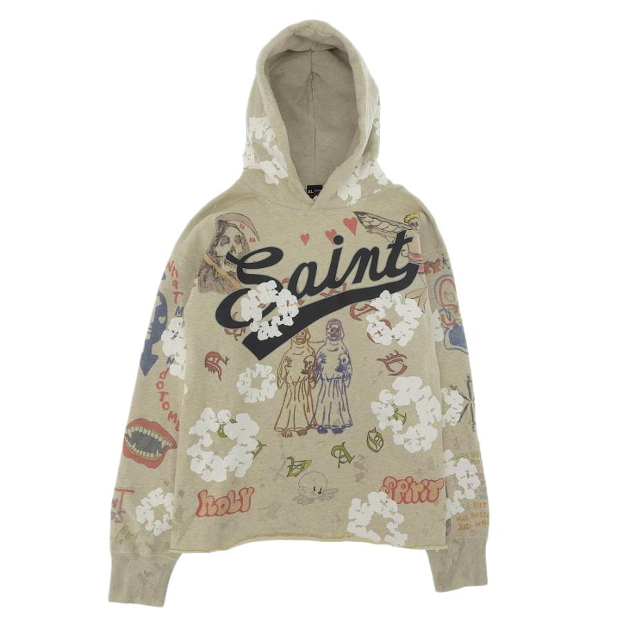美品 SAINT MICHAEL セントマイケル DENIM TEARS HOODIE/GREENAFFITTI