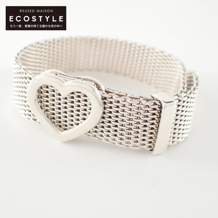 TIFFANY&Co.（ティファニー） 美品 925 サマセットハート メッシュ