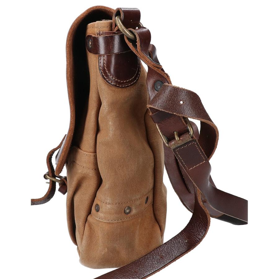 RRL ダブルアールエル CS/LTR MAIL BAG レザー/キャンバス メール