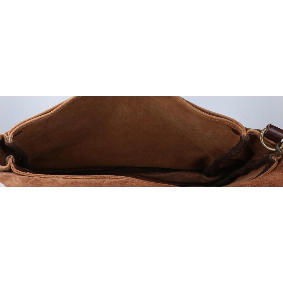 RRL ダブルアールエル CS/LTR MAIL BAG レザー/キャンバス メール