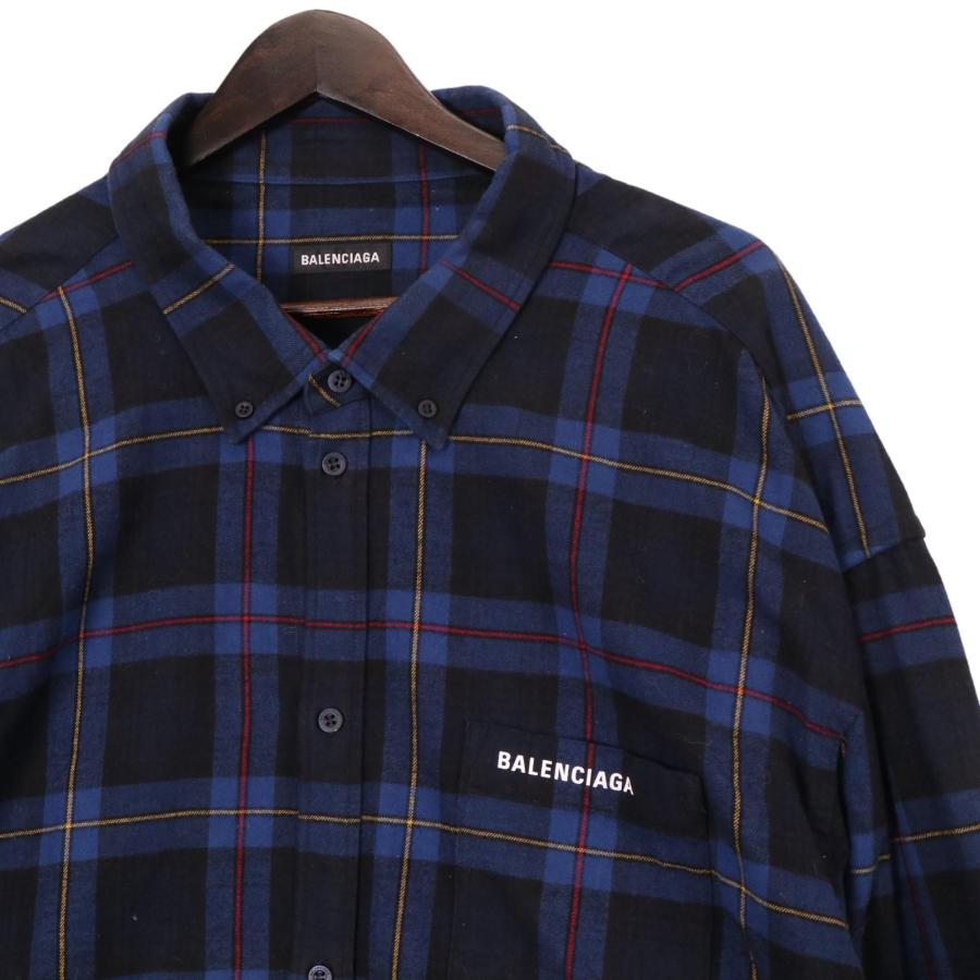 BALENCIAGA（バレンシアガ） 20AW ブルー×ブラック 625548 オーバー