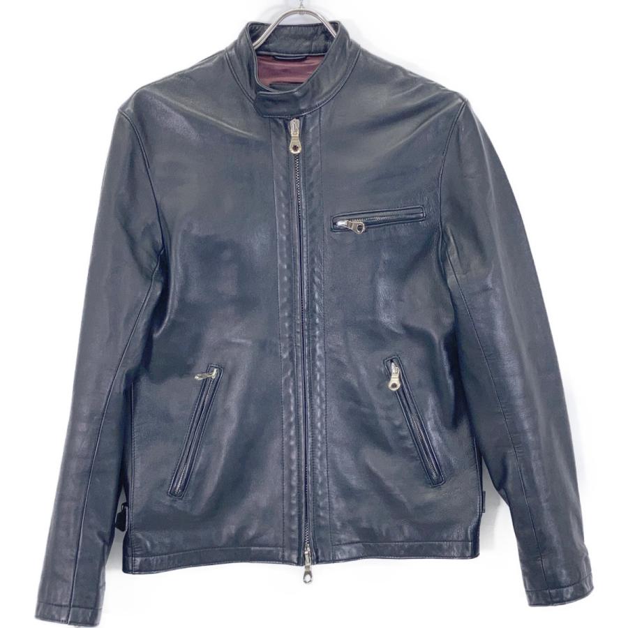 CINQUANTA チンクアンタ ブラック H-502 シングル ライダース