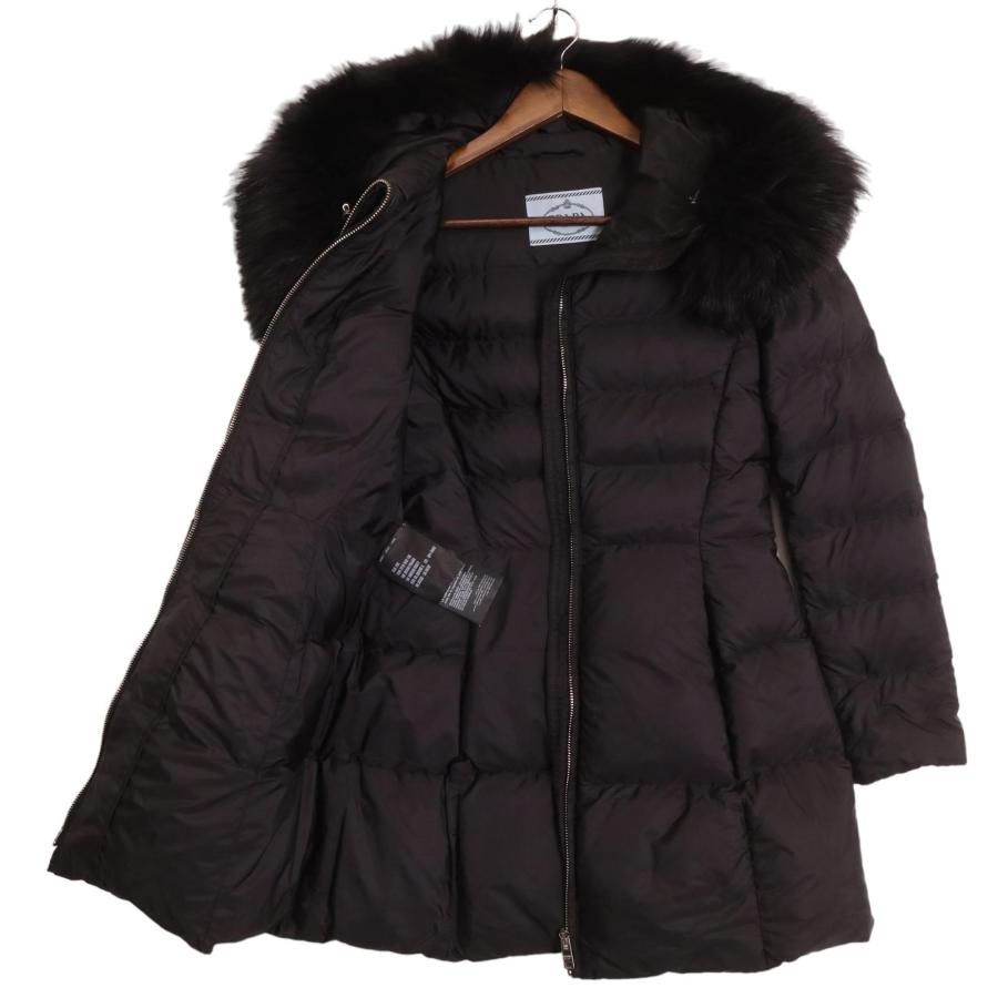 PRADA（プラダ） ブラック 290696 ブルーフォックスファー ダウン