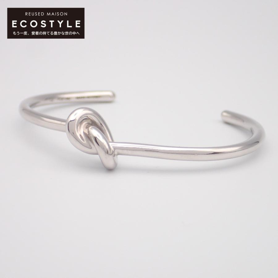 CELINE（セリーヌ） ノット エクストラシンブレスレット / ロジウム