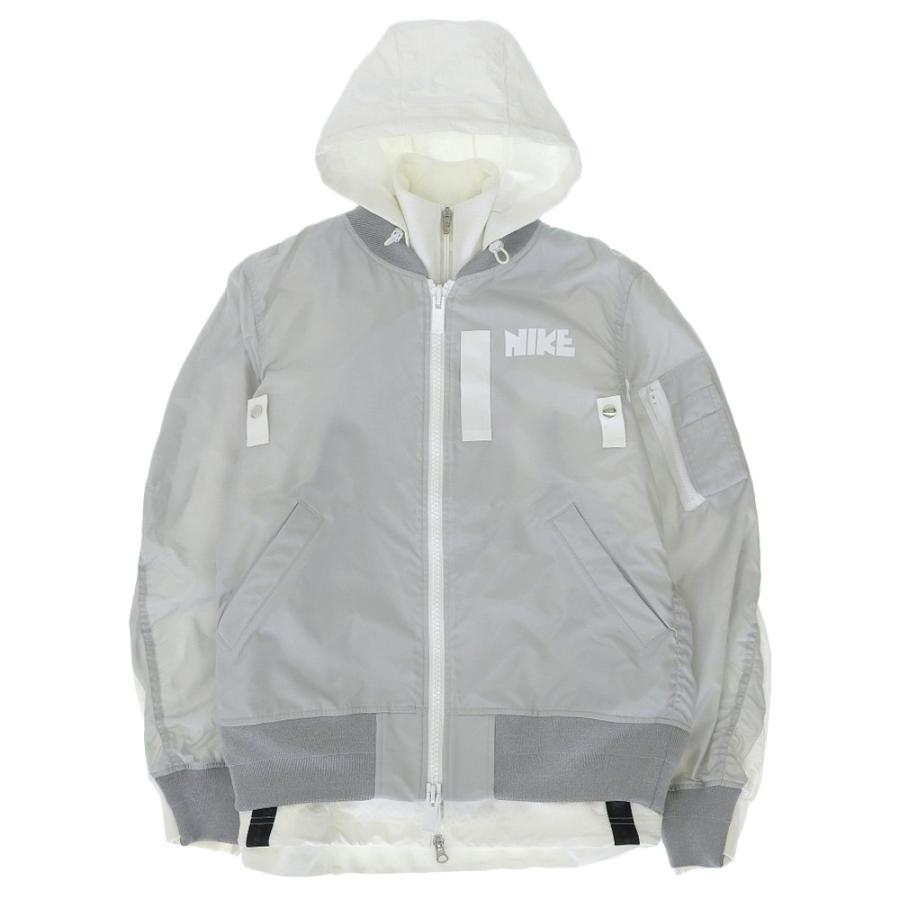 NIKE（ナイキ） ×Sacai レイヤード ボンバー ジャケット レディース