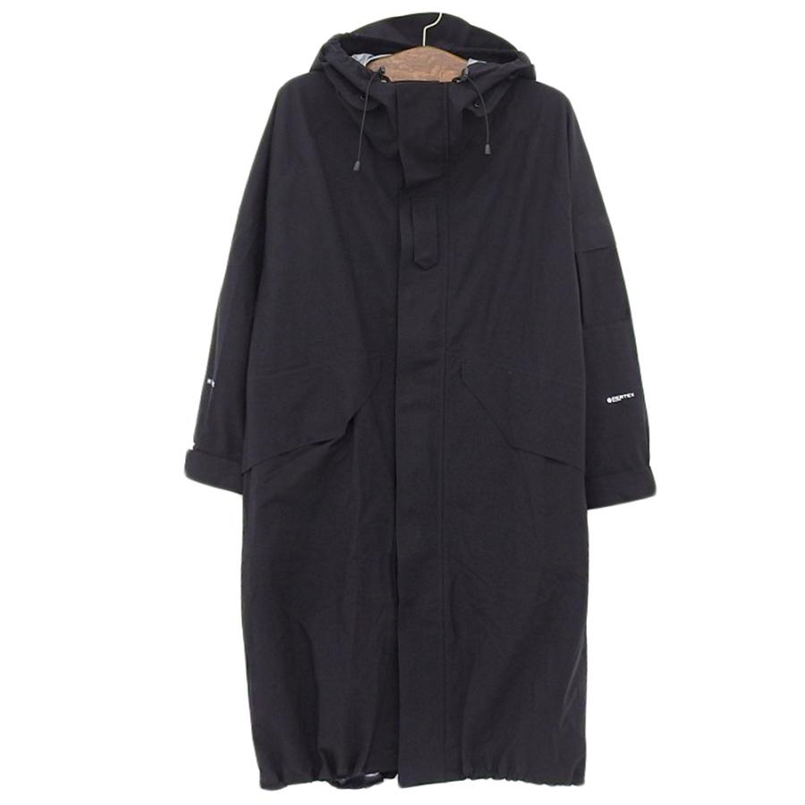 HYKE ハイク ナイロン パーテックシェルコート メンズ ブラック 3 232