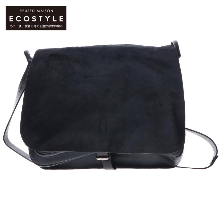 DRIES VAN NOTEN ドリスヴァンノッテン ホースハイド/ハラコフラップ