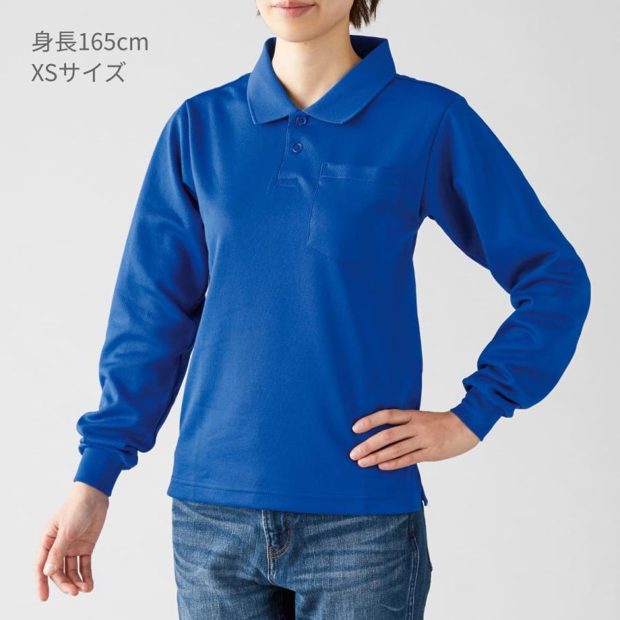 ポロシャツ 長袖 BEESBEAM ビーズビーム 4.3オンス ポケット付き 長袖