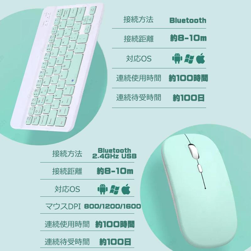 Bluetooth キーボード マウス セット iPad iPhone 対応 可愛い スマホ