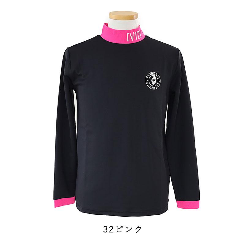 V12（ヴィ・トゥエルヴ） ヴィトゥエルブ TIP COLOR MOCK ゴルフ 長袖