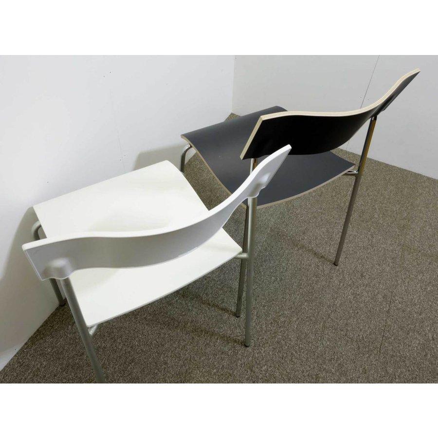 LAMMHULTS 展示品 ラムホルツ キャンパスチェア 白黒 2脚セット