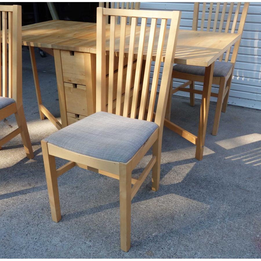 イケア（IKEA） ダイニング5点セット ◇ NORDEN 折りたたみテーブル