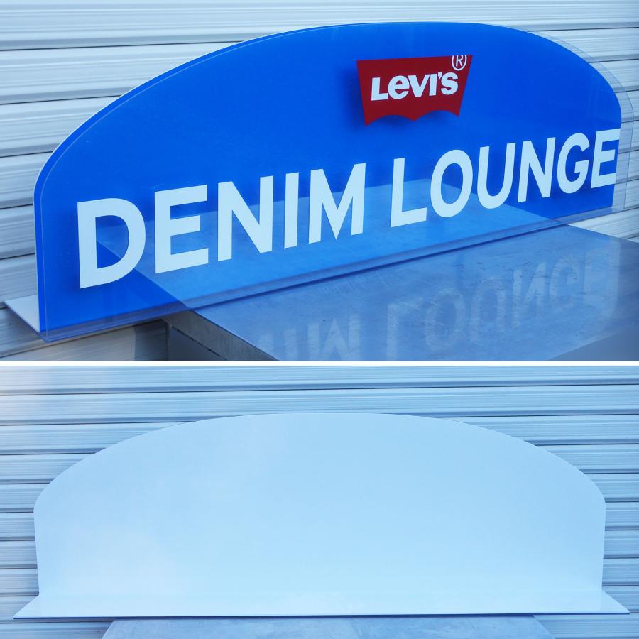 Levi's アクリル看板 ディスプレイ用 リーバイス LEVI'S アクリル 看板