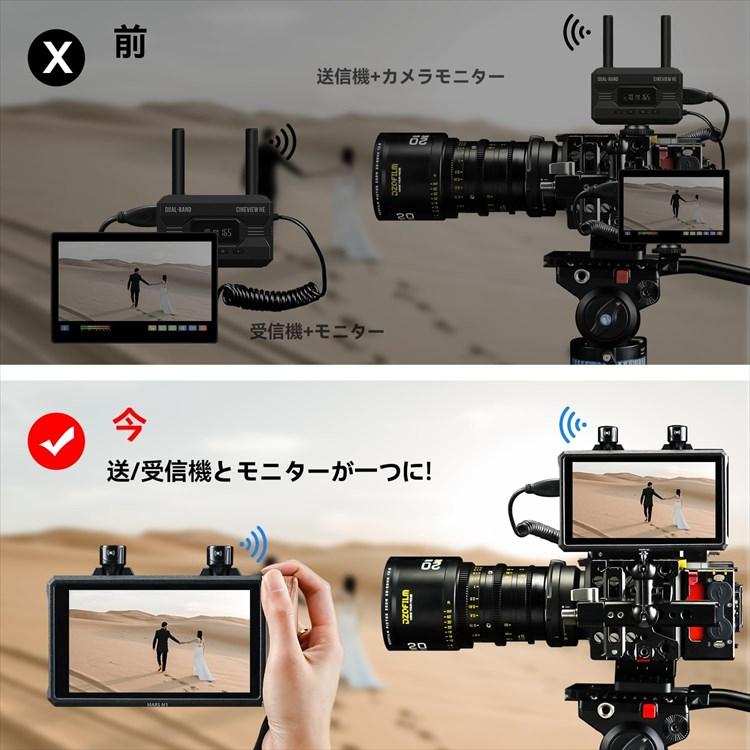 Hollyland Mars M1 Enhanced ワイヤレス 映像伝送システム・カメラ