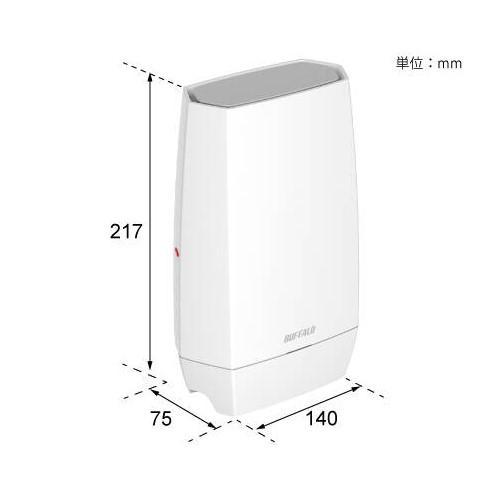 バッファロー(BUFFALO) WNR-5400XE6P Wi-Fi 6E 対応ルーター 単体/増設