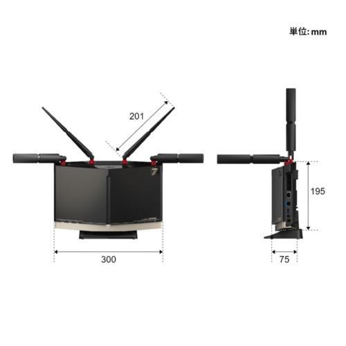 バッファロー(BUFFALO) WXR18000BE10P Wi-Fi7(be) 11529+5764+688Mbps