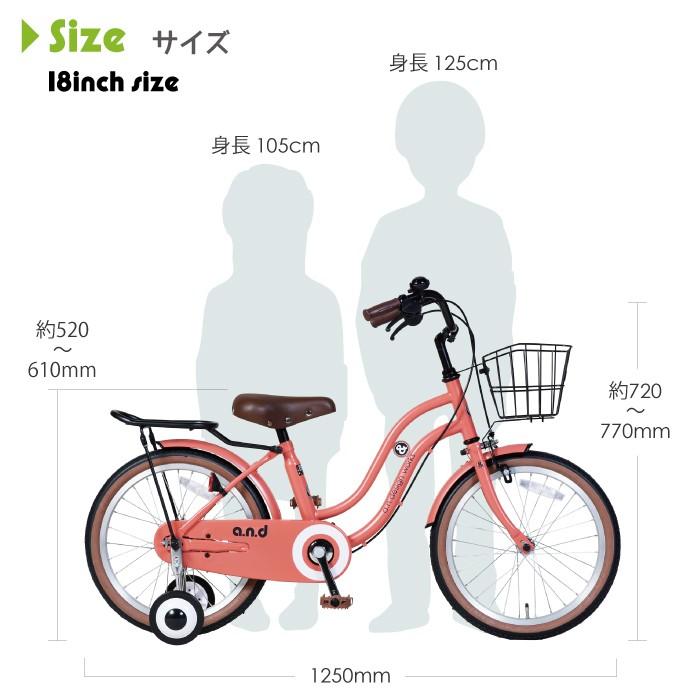 a.n.design-works 訳あり大特価 完全組立ヤクシン 自転車 子供用 18
