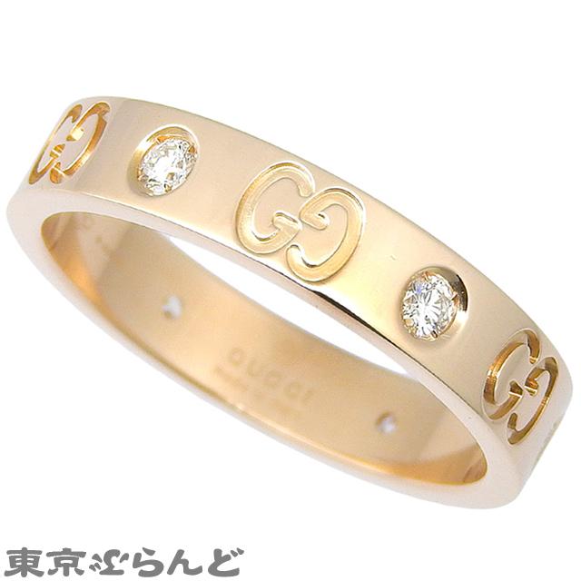 GUCCI（グッチ） アイコン リング 6Pダイヤ ピンクゴールド K18PG