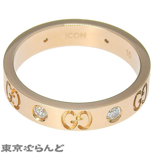 GUCCI（グッチ） アイコン リング 6Pダイヤ ピンクゴールド K18PG