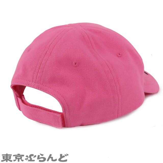 BALENCIAGA（バレンシアガ） ロゴキャップ ピンク コットン L 58cm