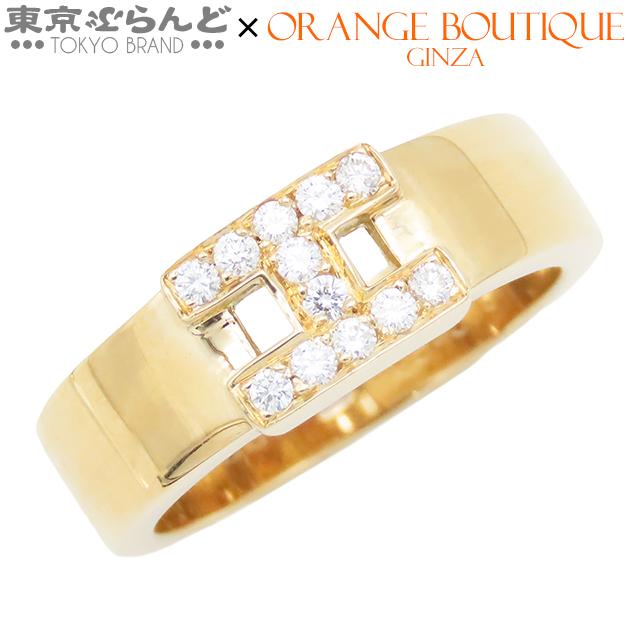 HERMES（エルメス） ニューヘラクレス ダイヤ リング イエローゴールド