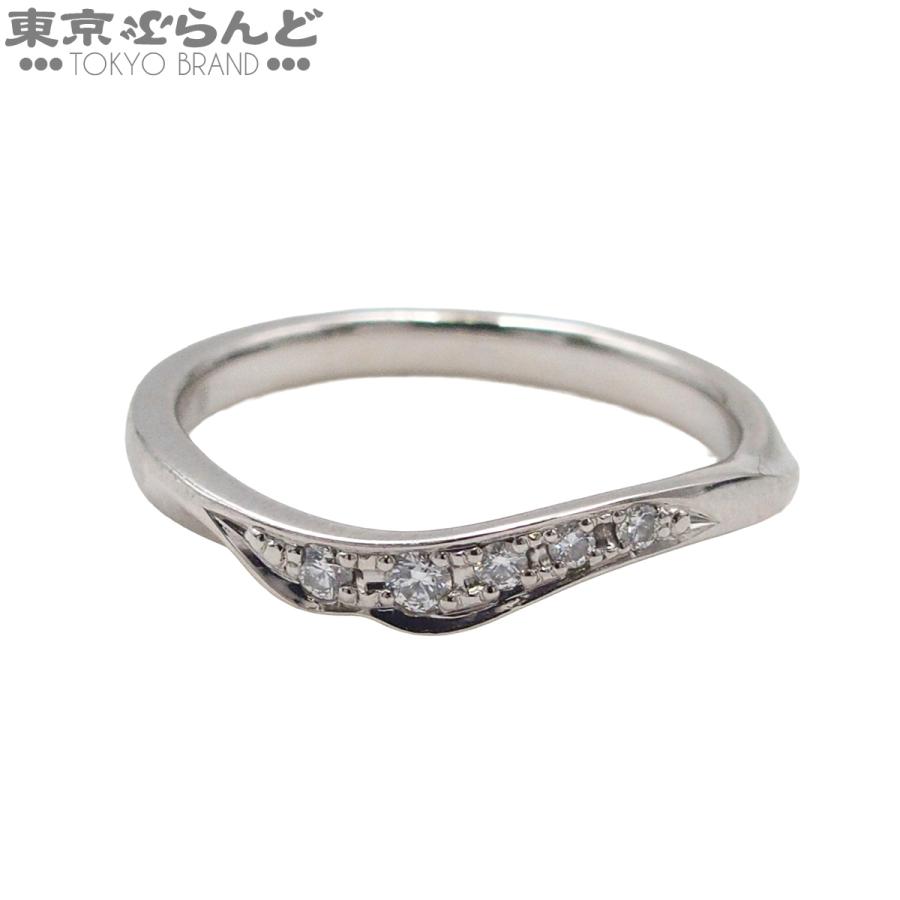 俄 NIWAKA 唐花 プラチナ Pt950 ダイヤモンド 8号相当 リング・指輪